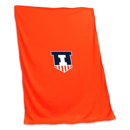 Logo Brands Illinois Sweatshirt Blanket 151-74